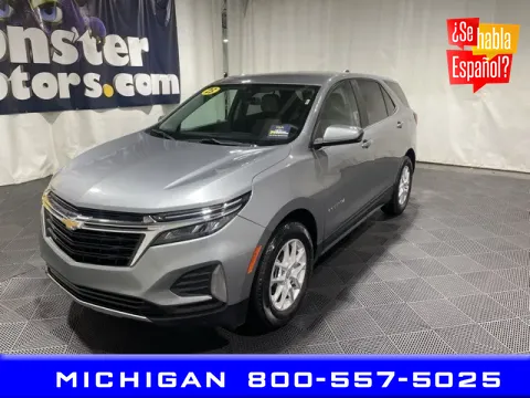 Gray 2023 Chevrolet Equinox LT for sale in Michigan Center, MI