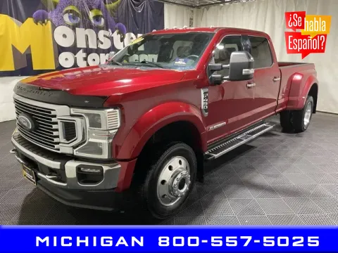 Red 2020 Ford F-450SD King Ranch for sale in Michigan Center, MI