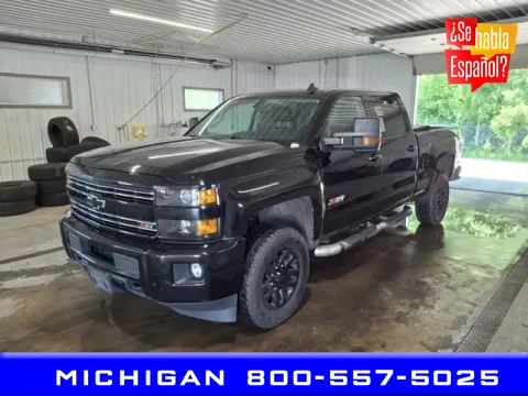 Black 2018 Chevrolet Silverado 2500HD LTZ for sale in Michigan Center, MI