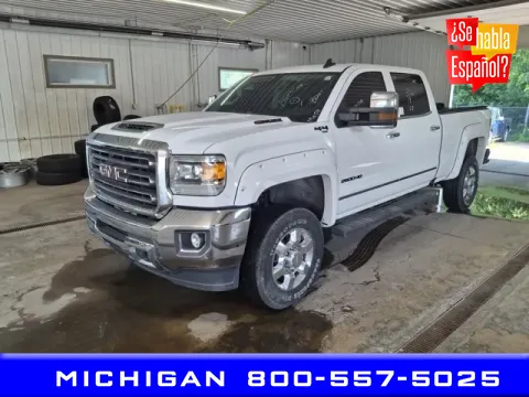 White 2019 GMC Sierra 2500HD SLT for sale in Michigan Center, MI