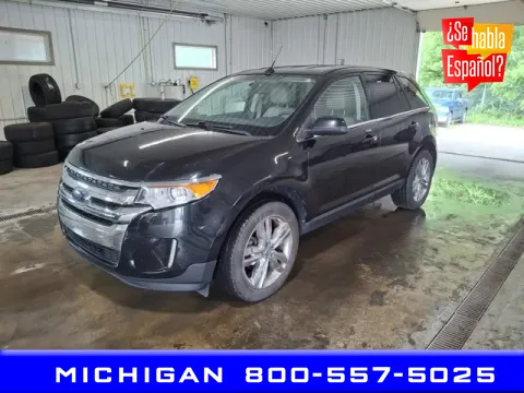 Black 2013 Ford Edge Limited for sale in Michigan Center, MI