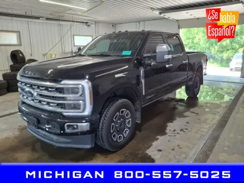 Black 2024 Ford F-250SD Platinum for sale in Michigan Center, MI