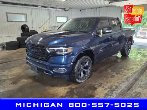Blue 2022 Ram 1500 Limited for sale in Michigan Center, MI