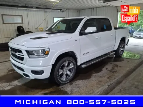 White 2022 Ram 1500 Laramie for sale in Michigan Center, MI