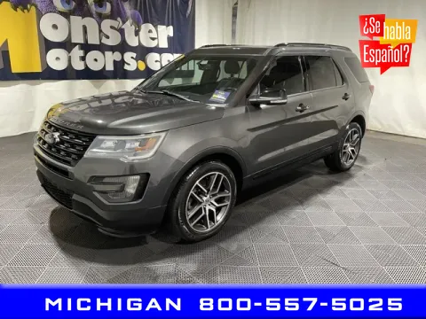 Gray 2016 Ford Explorer Sport for sale in Michigan Center, MI