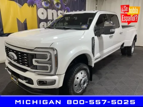 White 2024 Ford F-450SD Platinum for sale in Michigan Center, MI