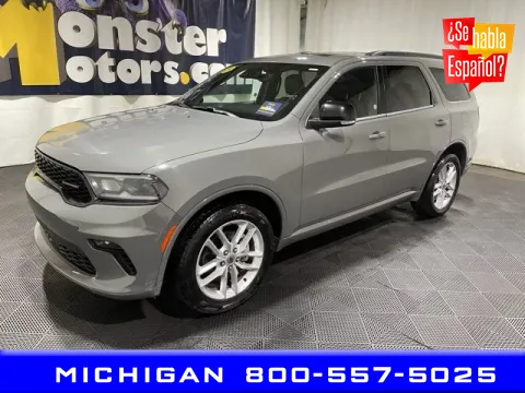 Gray 2023 Dodge Durango GT Plus for sale in Michigan Center, MI