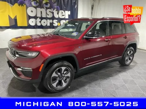 Red 2023 Jeep Grand Cherokee 4xe for sale in Michigan Center, MI