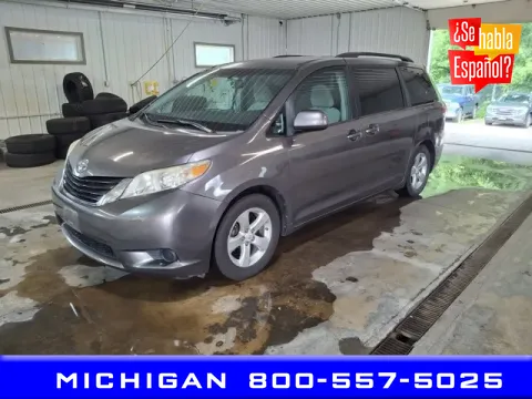 Gray 2011 Toyota Sienna LE for sale in Michigan Center, MI