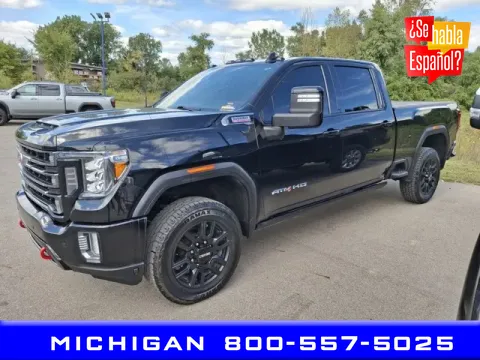 Black 2021 GMC Sierra 2500HD AT4 for sale in Michigan Center, MI