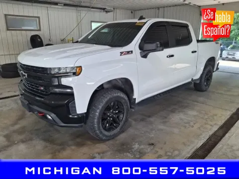 White 2022 Chevrolet Silverado 1500 LTD LT Trail Boss for sale in Michigan Center, MI