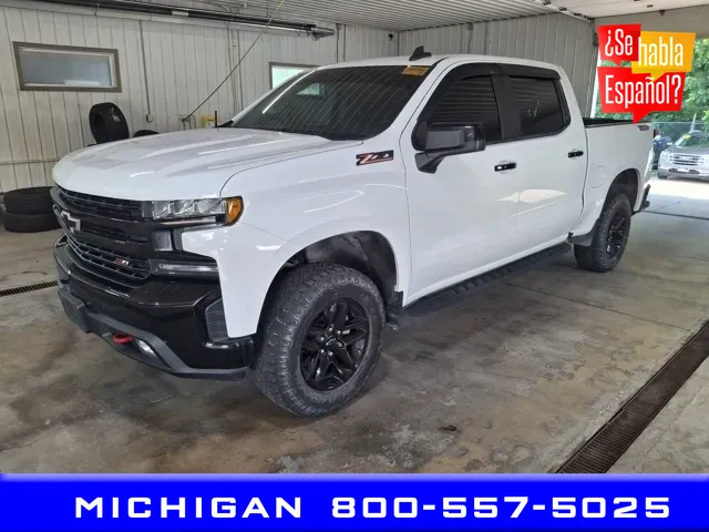White 2022 Chevrolet Silverado 1500 LTD LT Trail Boss for sale in Michigan Center, MI