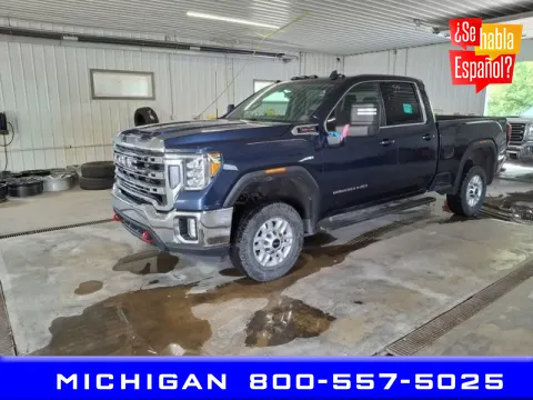 Blue 2020 GMC Sierra 2500HD SLE for sale in Michigan Center, MI