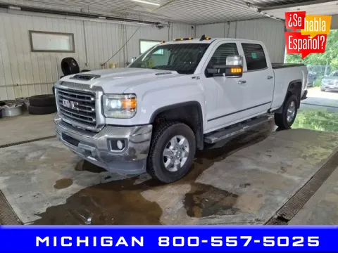 White 2019 GMC Sierra 2500HD SLT for sale in Michigan Center, MI