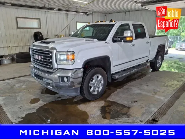 White 2019 GMC Sierra 2500HD SLT for sale in Michigan Center, MI