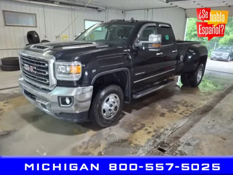 Black 2017 GMC Sierra 3500HD SLT for sale in Michigan Center, MI