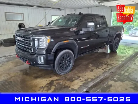 Black 2021 GMC Sierra 2500HD AT4 for sale in Michigan Center, MI