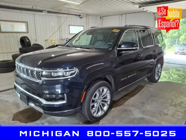 Blue 2022 Jeep Grand Wagoneer Series II for sale in Michigan Center, MI