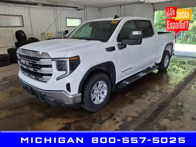 White 2022 GMC Sierra 1500 SLE for sale in Michigan Center, MI