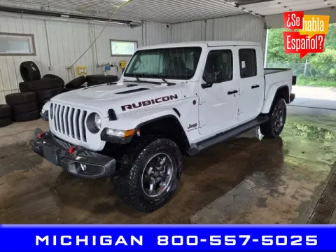 White 2022 Jeep Gladiator Rubicon for sale in Michigan Center, MI