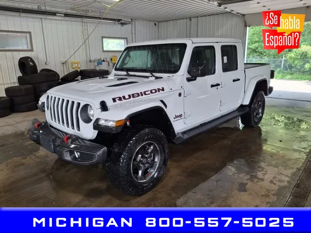 White 2022 Jeep Gladiator Rubicon for sale in Michigan Center, MI