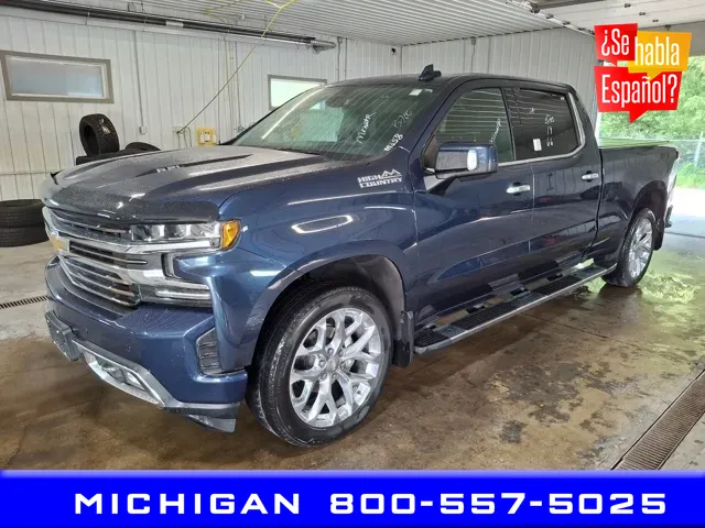 Blue 2019 Chevrolet Silverado 1500 High Country for sale in Michigan Center, MI