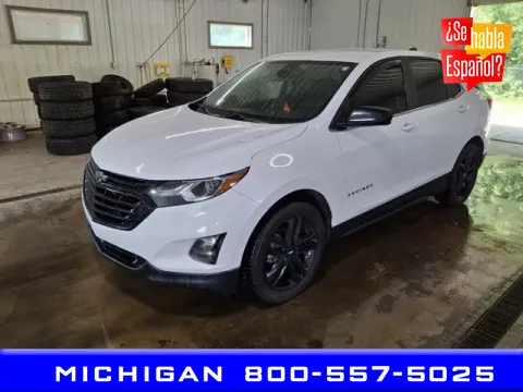 White 2021 Chevrolet Equinox LT for sale in Michigan Center, MI