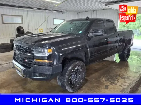 Black 2016 Chevrolet Silverado 1500 LT for sale in Michigan Center, MI