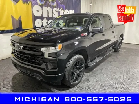 Black 2022 Chevrolet Silverado 1500 RST for sale in Michigan Center, MI