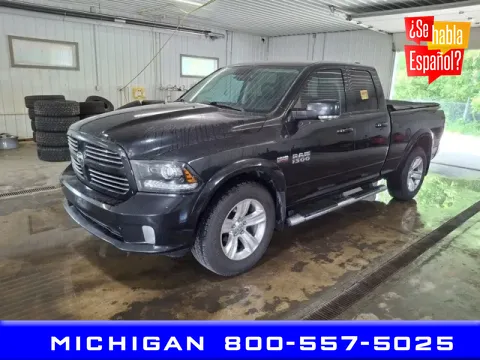 Black 2016 Ram 1500 Sport for sale in Michigan Center, MI
