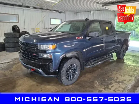 Blue 2020 Chevrolet Silverado 1500 Custom Trail Boss for sale in Michigan Center, MI