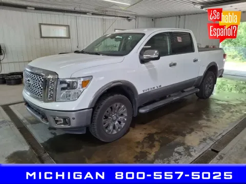 White 2018 Nissan Titan for sale in Michigan Center, MI