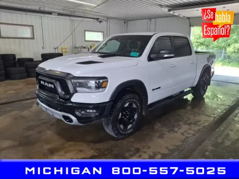 White 2022 Ram 1500 Rebel for sale in Michigan Center, MI