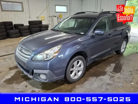 Blue 2013 Subaru Outback 2.5i Premium for sale in Michigan Center, MI