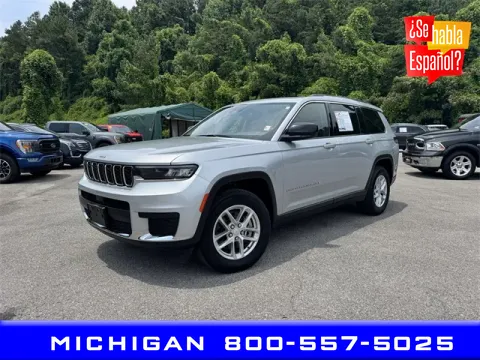 Silver 2023 Jeep Grand Cherokee L Laredo for sale in Michigan Center, MI