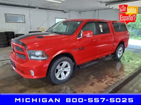 Red 2016 Ram 1500 Sport for sale in Michigan Center, MI
