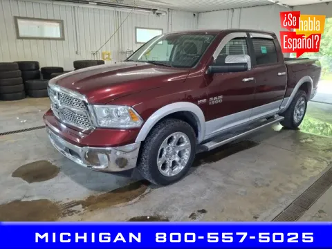 Red 2016 Ram 1500 Laramie for sale in Michigan Center, MI