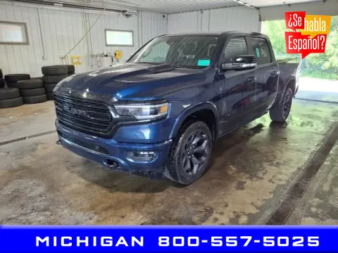 Blue 2022 Ram 1500 Limited for sale in Michigan Center, MI