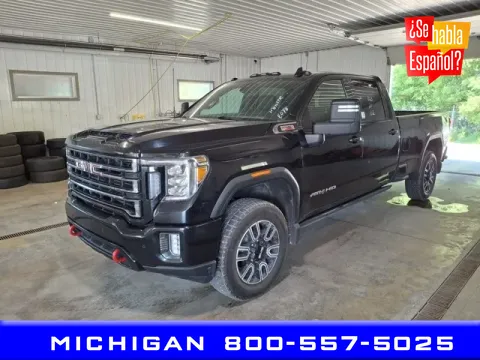 Black 2021 GMC Sierra 2500HD AT4 for sale in Michigan Center, MI