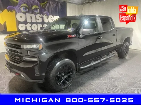Black 2021 Chevrolet Silverado 1500 LT Trail Boss for sale in Michigan Center, MI