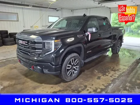 Black 2022 GMC Sierra 1500 AT4 for sale in Michigan Center, MI