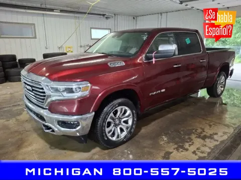 Red 2022 Ram 1500 Laramie Longhorn for sale in Michigan Center, MI