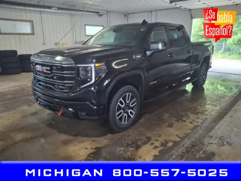 Black 2023 GMC Sierra 1500 AT4 for sale in Michigan Center, MI