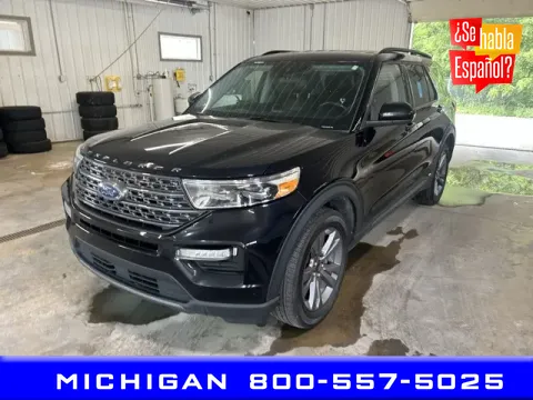 Black 2022 Ford Explorer XLT for sale in Michigan Center, MI