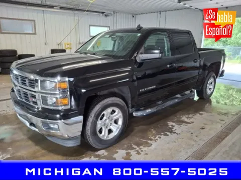 Black 2015 Chevrolet Silverado 1500 LT for sale in Michigan Center, MI