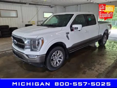 White 2021 Ford F-150 King Ranch for sale in Michigan Center, MI