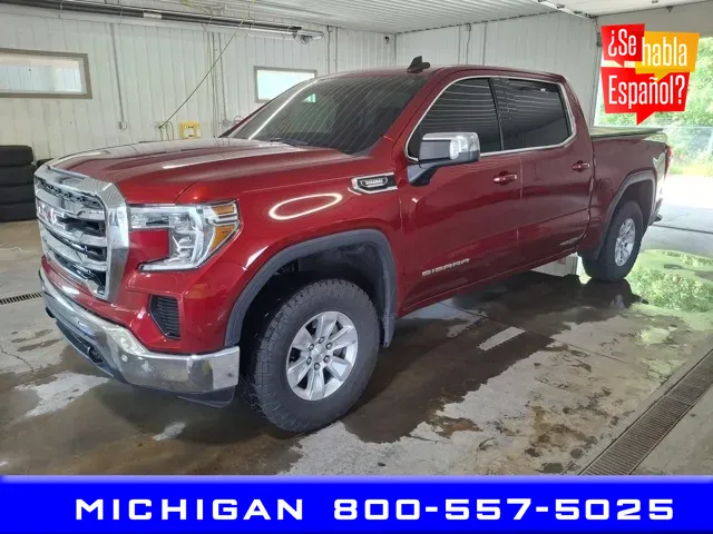 Red 2021 GMC Sierra 1500 SLE for sale in Michigan Center, MI