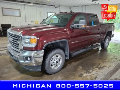 Red 2016 GMC Sierra 2500HD SLE for sale in Michigan Center, MI