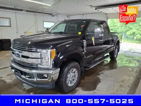 Black 2017 Ford F-350SD Lariat for sale in Michigan Center, MI