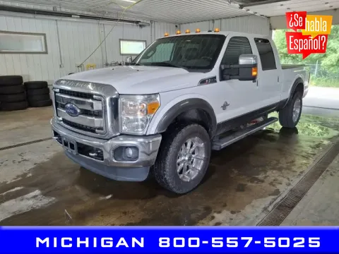 White 2015 Ford F-250SD Lariat for sale in Michigan Center, MI